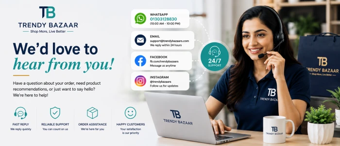Trendy Bazaar customer support and contact