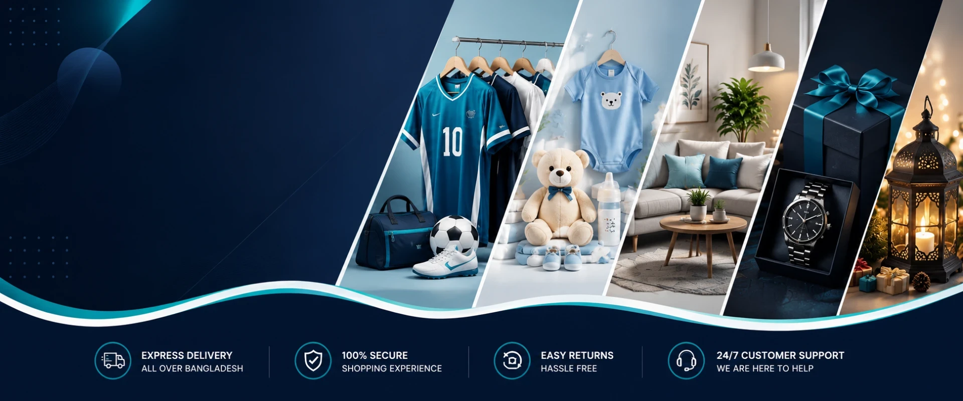 Trendy Bazaar Premium Lifestyle Marketplace Banner